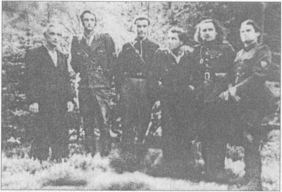 Gedimino tėvūnijos partizanai: neatpažintas, Kęstutis, Gaudenis, Povas, Žvirblis, Anupras